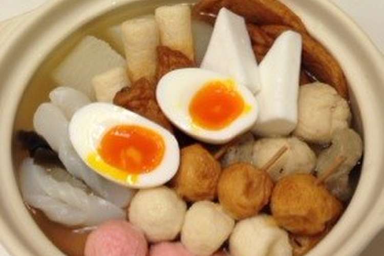 おでん In半熟煮卵 レシピ 作り方 By カリメロさま クックパッド