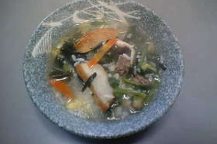 具沢山雑炊 レシピ 作り方 By Totopanda クックパッド 簡単おいしいみんなのレシピが356万品