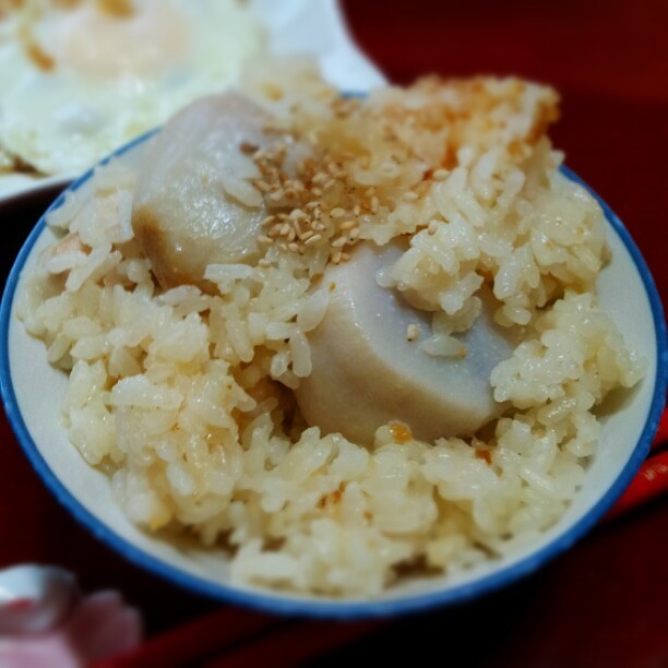 サトイモ味噌ご飯の画像