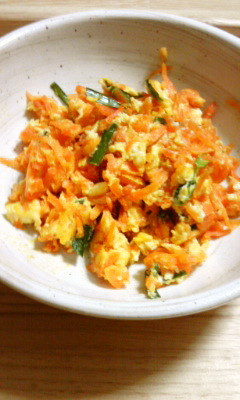 ☆塩だけでも美味しいよ!人参しりしり~☆