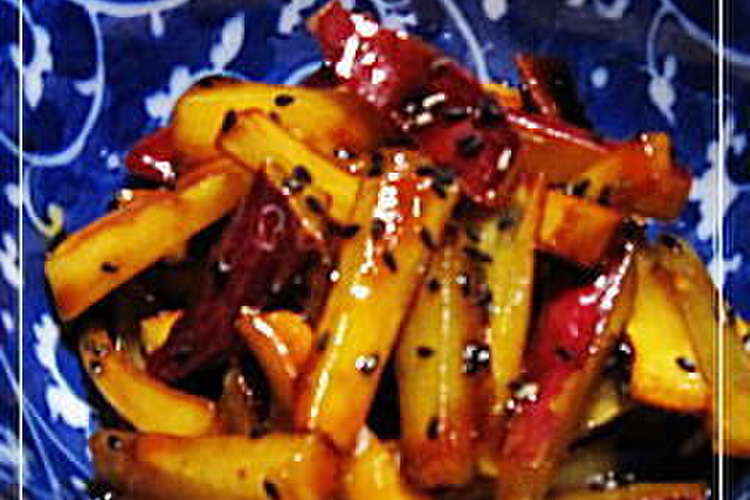 簡単 お弁当のおかず メープル大学芋 レシピ 作り方 By チェリーまま４９ クックパッド 簡単おいしいみんなのレシピが352万品