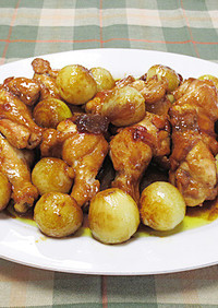 鶏と小玉ねぎのカレー煮＊中華風