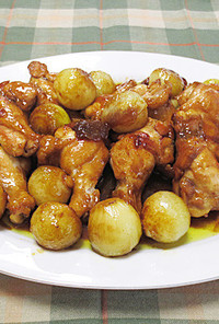 鶏と小玉ねぎのカレー煮＊中華風