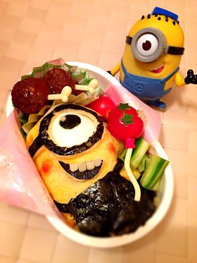 キャラ弁❤︎怪盗グルー、ミニオン弁当❤︎