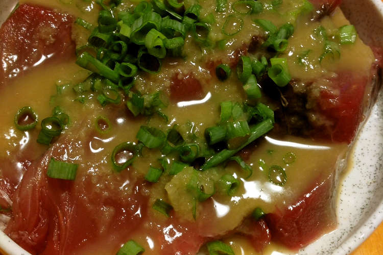 鰹刺し身のにんにく醤油 レシピ 作り方 By ミシャコ クックパッド 簡単おいしいみんなのレシピが364万品