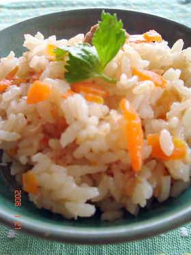 急ぐ時!!の炊き込みご飯
