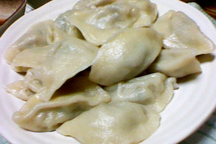 モチモチ食感 手作り水餃子 レシピ 作り方 By C Blue クックパッド 簡単おいしいみんなのレシピが360万品