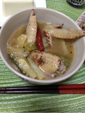 風邪撃退!参鶏湯風 鶏手羽ねぎスープ