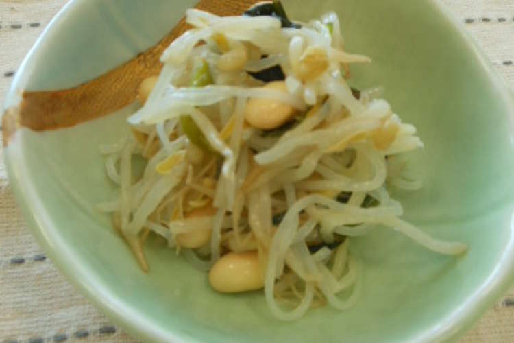 もやしとみつばの和え物 レシピ 作り方 By 武田の健康レシピ クックパッド