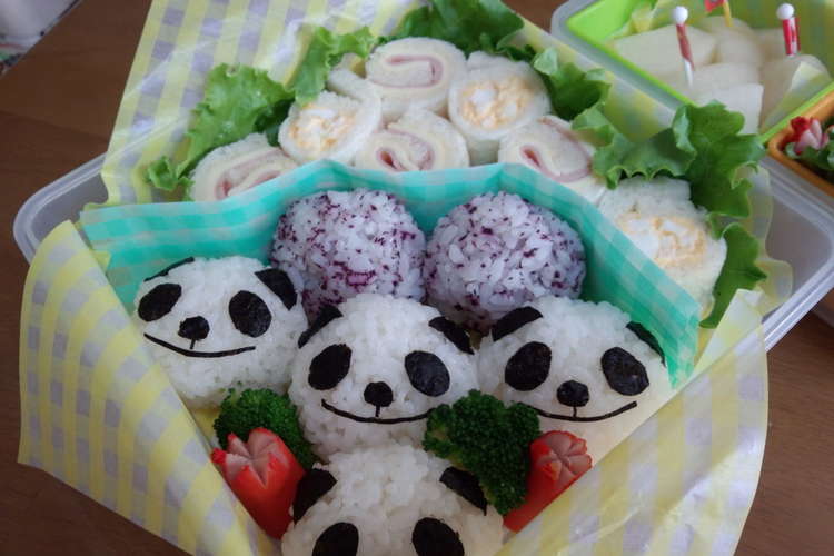 キャラ弁 パンダ レシピ 作り方 By みなもっサン クックパッド