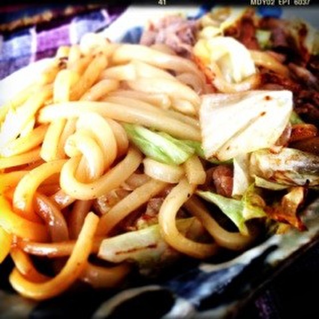 焼うどん 醤油味で レシピ 作り方 By Akicafe10 クックパッド 簡単おいしいみんなのレシピが360万品