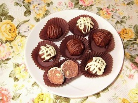 紅茶のトリュフ~チョコバージョン