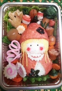 いなり寿司  赤ずきんちゃん キャラ弁