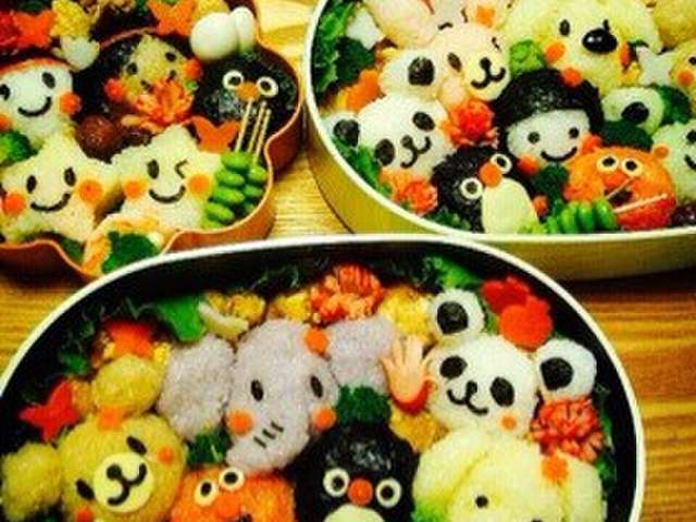 キャラ弁デコ弁 動物園 レシピ 作り方 By なごみsan クックパッド