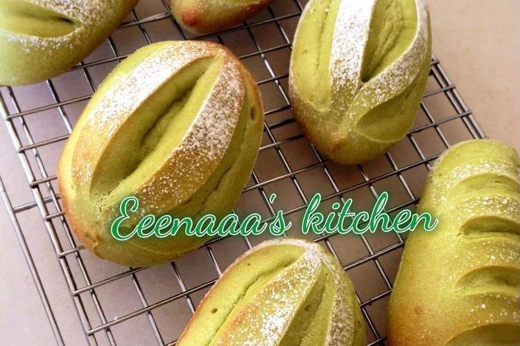米粉でもっちり抹茶パン レシピ 作り方 By Pdr クックパッド 簡単おいしいみんなのレシピが356万品