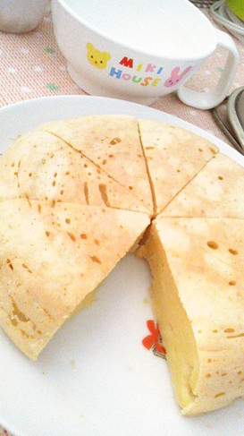 ノンオイル!炊飯器で生おからの米粉ケーキ