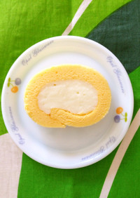 大好きなミルククリームdeロールケーキ♡