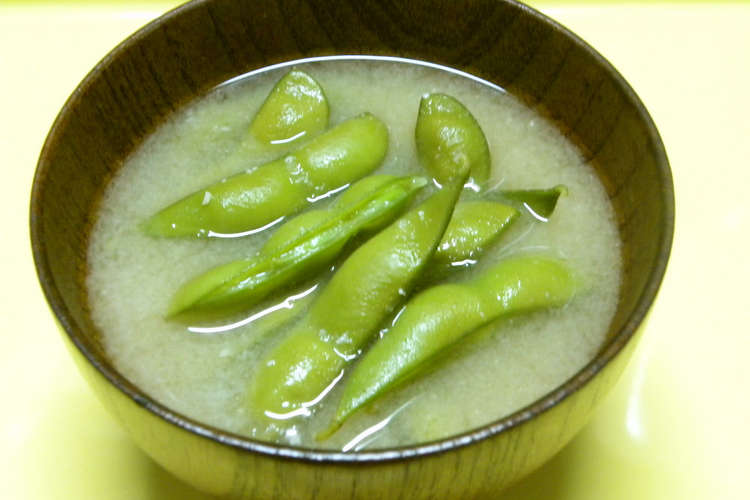 枝豆のみそ汁 レシピ 作り方 By 美味花 クックパッド 簡単おいしいみんなのレシピが360万品