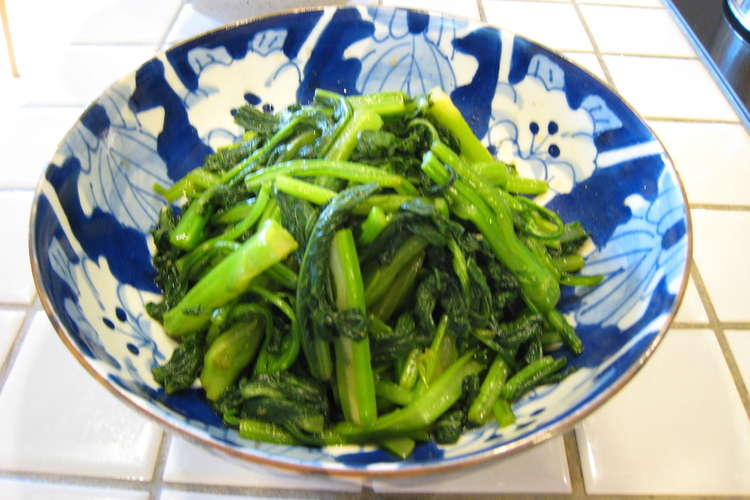 油菜 Yu Choy の柚子こしょう浸し レシピ 作り方 By 元気印主婦の素 クックパッド 簡単おいしいみんなのレシピが356万品