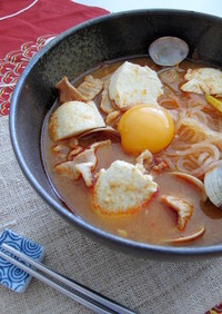 スンドゥブ風冷麺