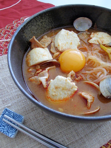 スンドゥブ風冷麺の画像