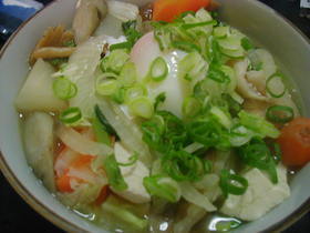 我が家の田舎うどん
