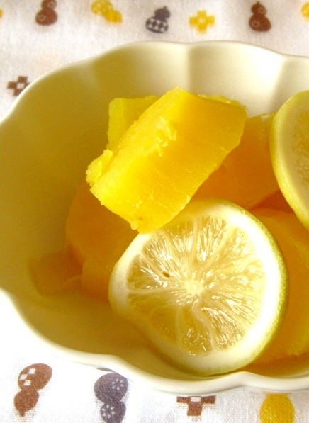 さつまいものレモン煮の画像