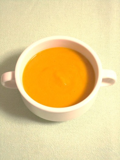 にんじんとカボチャのスープの写真