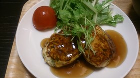 ひじき入り★ふわふわ豆腐ハンバーグ