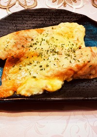 朝食にも簡単＊鮭のチーズ焼き＊