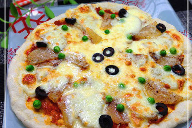 アンチョビポテトのほく旨ピザ 簡単生地で レシピ 作り方 By いくみはん クックパッド