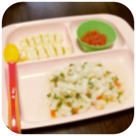 野菜たっぷりとろとろうどん(離乳食中期)