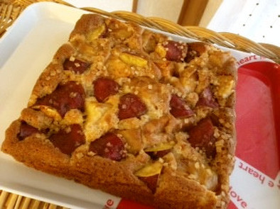 林檎★さつま芋のケーキの写真