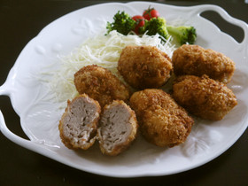 豚こま肉で♪ ミルフィーユ風一口カツ♡