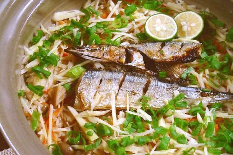 生姜たっぷり 秋刀魚の土鍋炊き込みご飯 レシピ 作り方 By しんがし畑 クックパッド 簡単おいしいみんなのレシピが354万品