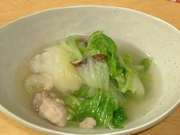 白菜とかぶのあったかスープの写真