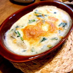 ☆牡蠣とほうれん草のグラタン☆