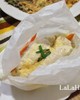 ささみ・野菜のマヨソース・レンジ包み蒸し