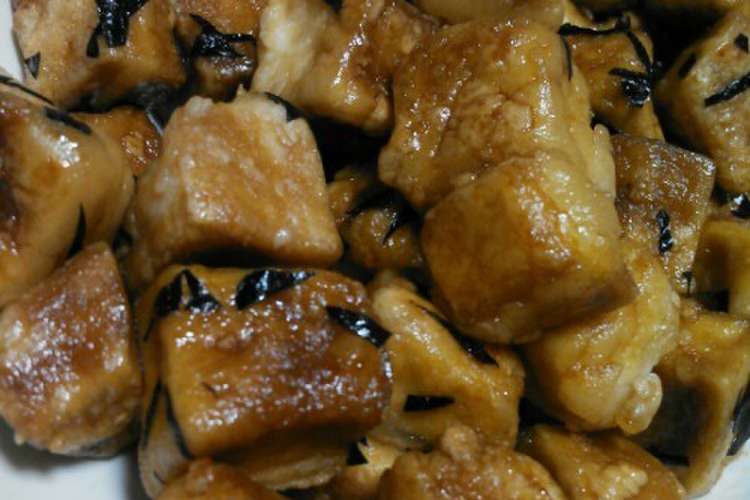 簡単 高野豆腐なんちゃって揚げ出しチキン レシピ 作り方 By ぱとぷら クックパッド 簡単おいしいみんなのレシピが354万品