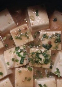 豚味噌（鹿児島黒豚味噌）で麻婆豆腐もどき