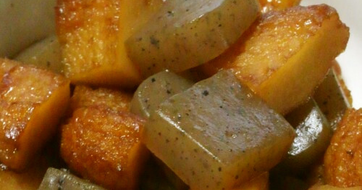 お弁当に さつま揚げとこんにゃくの甘辛煮 レシピ 作り方 By ｍｏｋｏｓｎｏｗ クックパッド 簡単おいしいみんなのレシピが358万品
