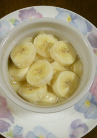 カマンベールのバナナはちみつデザート
