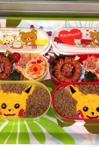 ピカチュウキャラ弁