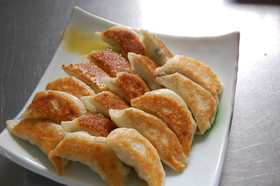 イカそぼろ餃子
