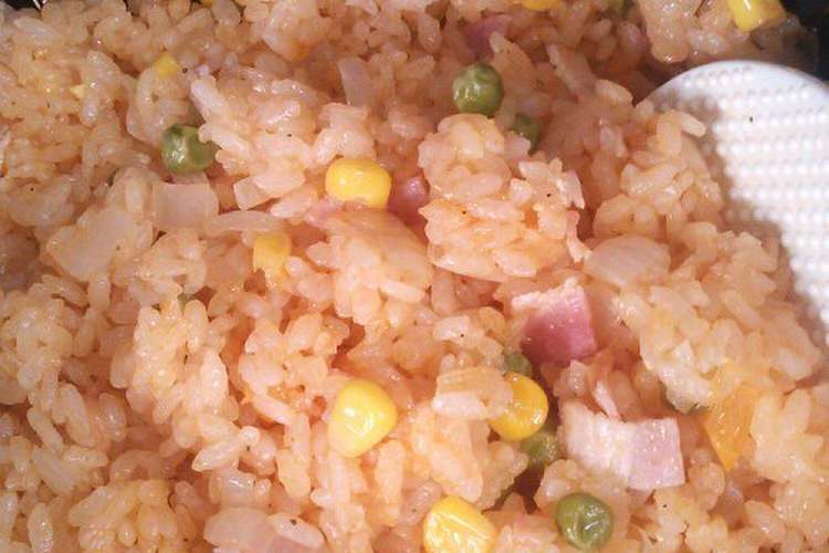 炊飯器で ケチャップライス レシピ 作り方 By しいたろぅ クックパッド 簡単おいしいみんなのレシピが360万品