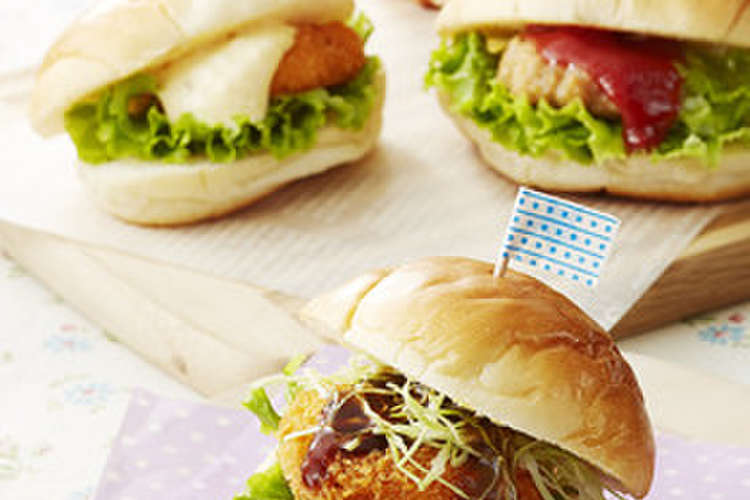 3種のよりどりプチバーガー レシピ 作り方 By 味の素冷凍食品 クックパッド 簡単おいしいみんなのレシピが359万品
