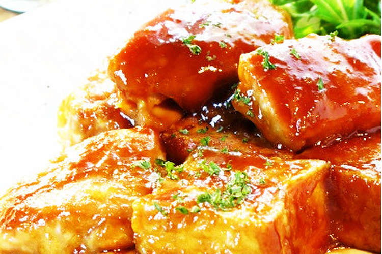 厚揚げ 鶏もも肉のマヨ照り焼き レシピ 作り方 By ポルチーニきのこ クックパッド 簡単おいしいみんなのレシピが352万品