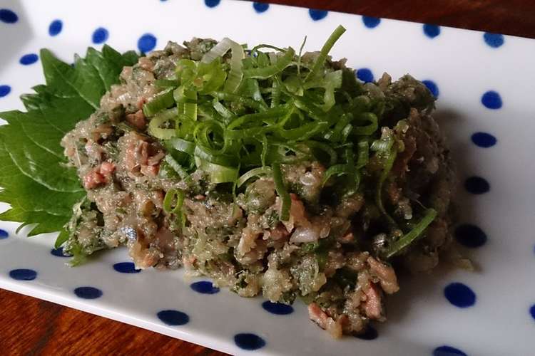 秋の贅沢 さんまのなめろう レシピ 作り方 By ﾒｸﾞﾏ クックパッド