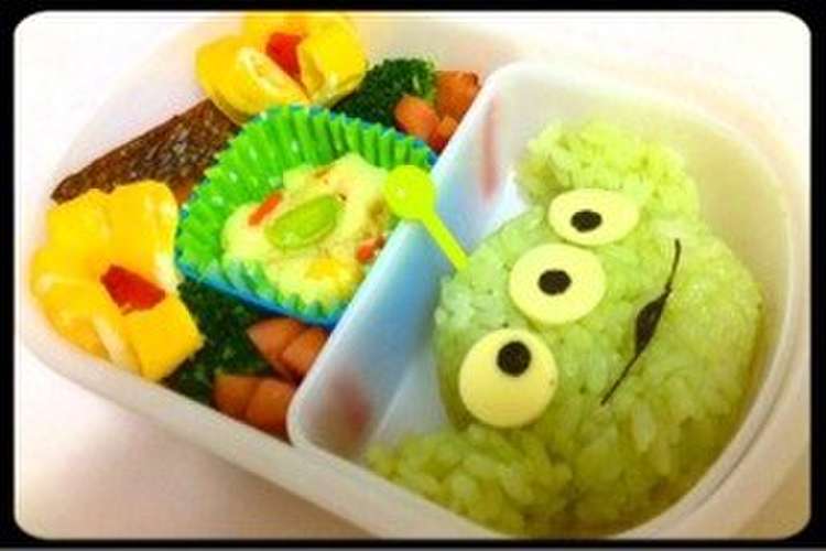 リトルグリーンメン キャラ弁 レシピ 作り方 By Lotusmai クックパッド 簡単おいしいみんなのレシピが366万品