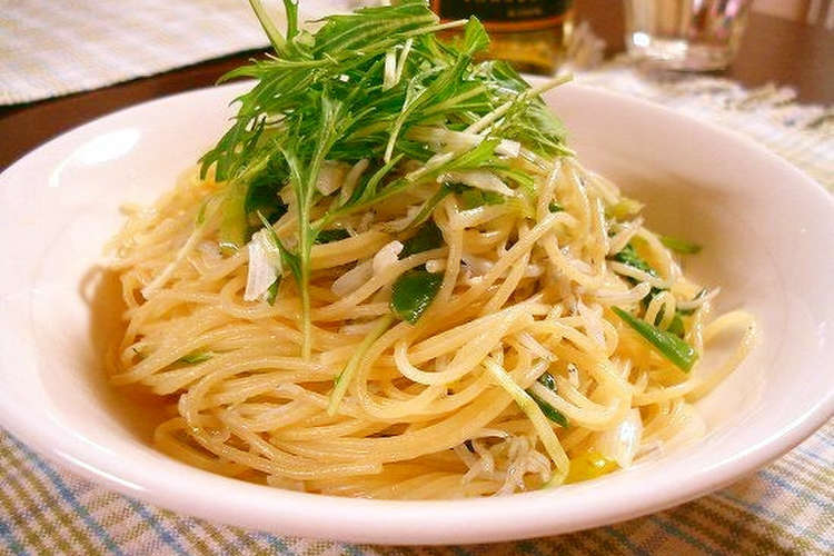 九条ネギとしらすの柚子胡椒風味パスタ レシピ 作り方 By しんがし畑 クックパッド 簡単おいしいみんなのレシピが364万品